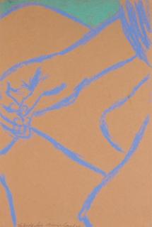 George Segal - Untitled (Seated Nude)