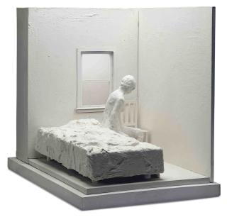 George Segal - Woman Sitting on a Bed
