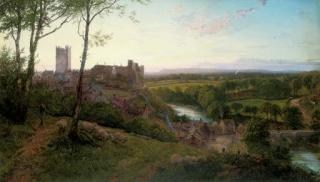 George Shalders, N.W.S. - Richmond Castle, North Yorkshire