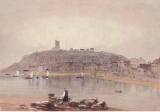 George Shepherd, N.W.S. - A View of Folkestone