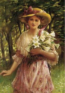 George Sheridan Knowles, R.I., R.B.A., R.O.I., R.C - Lilies