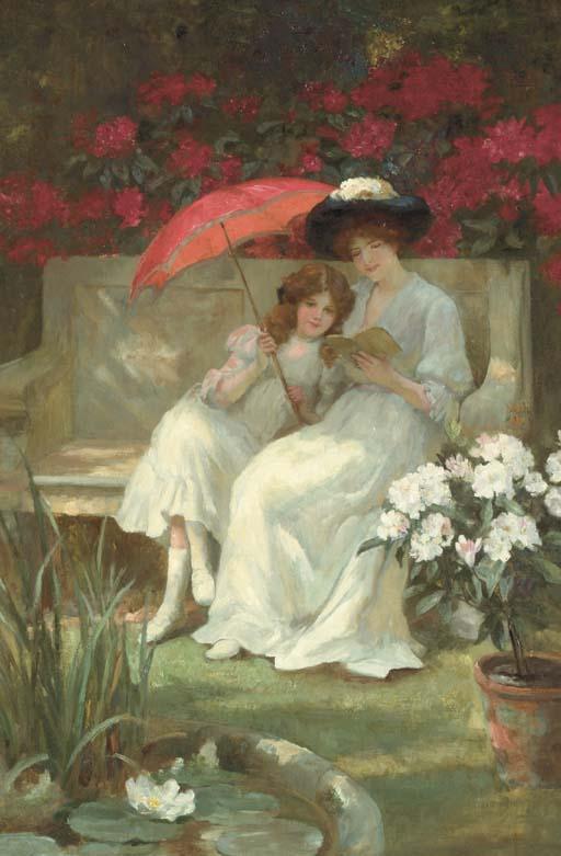 George Sheridan Knowles - The Red Parasol