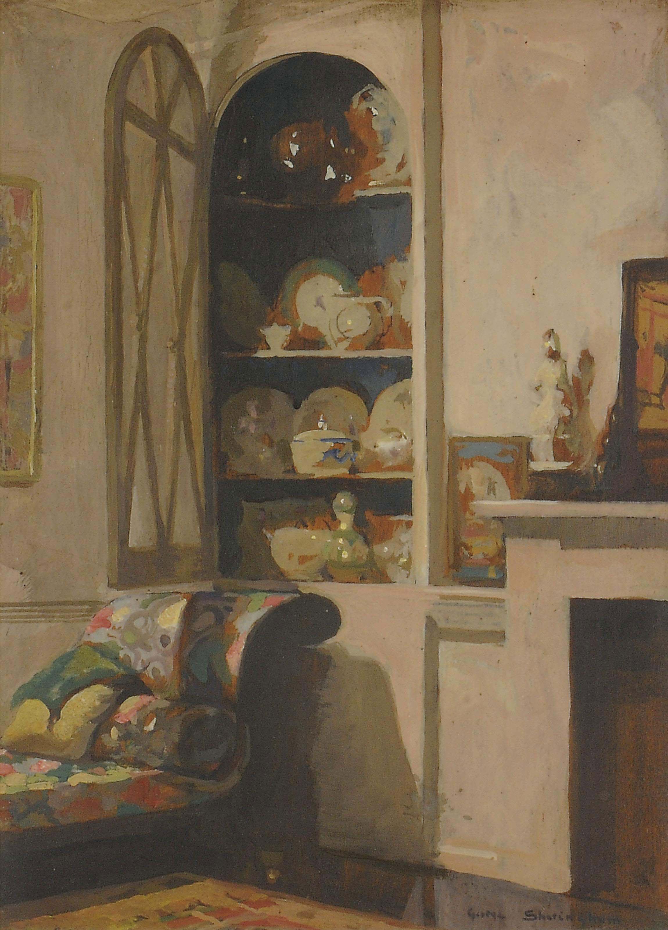George Sheringham - Corner of a room
