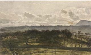 George Sherwood Hunter, R.B.A. - An Evening Landscape