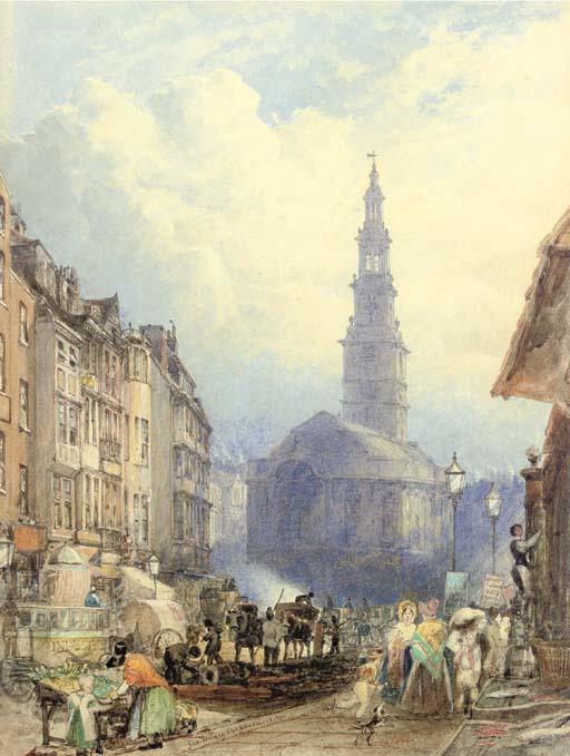 George Sidney Shepherd, N.W.S. - St Mary-Le-Strand, London