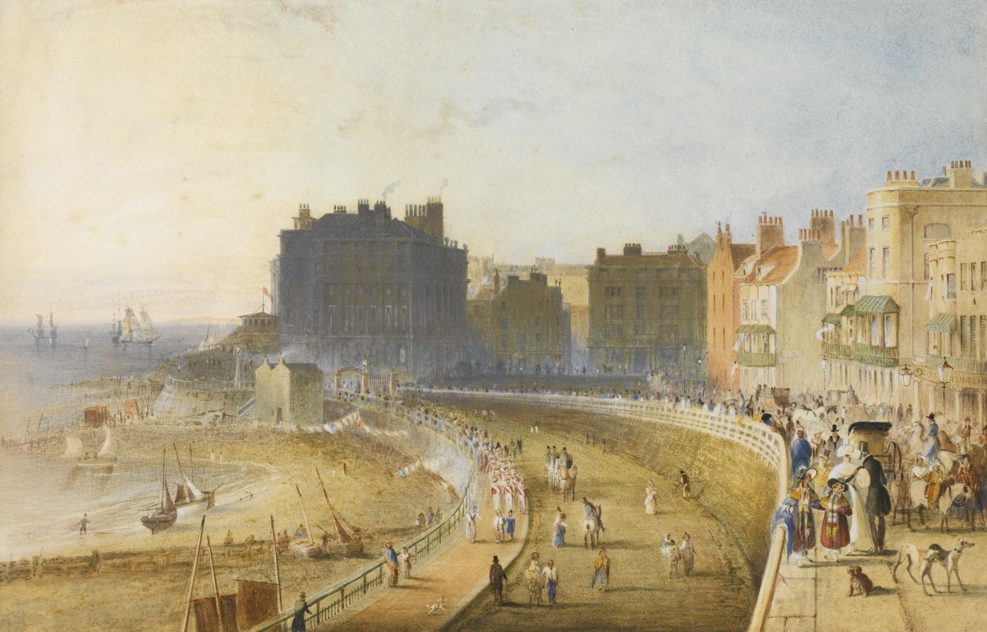 George \'Sidney\' Shepherd, N.W.S. - The Waterfront At Brighton