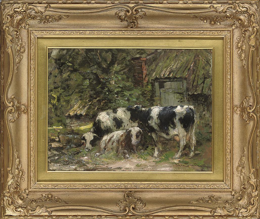 George Smith, R.S.A. - The courtyard