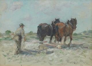 George Smith RSA - Working the field
