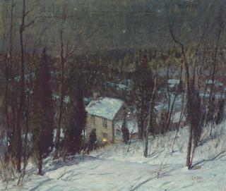 George Sotter - Farmhouse in Winter