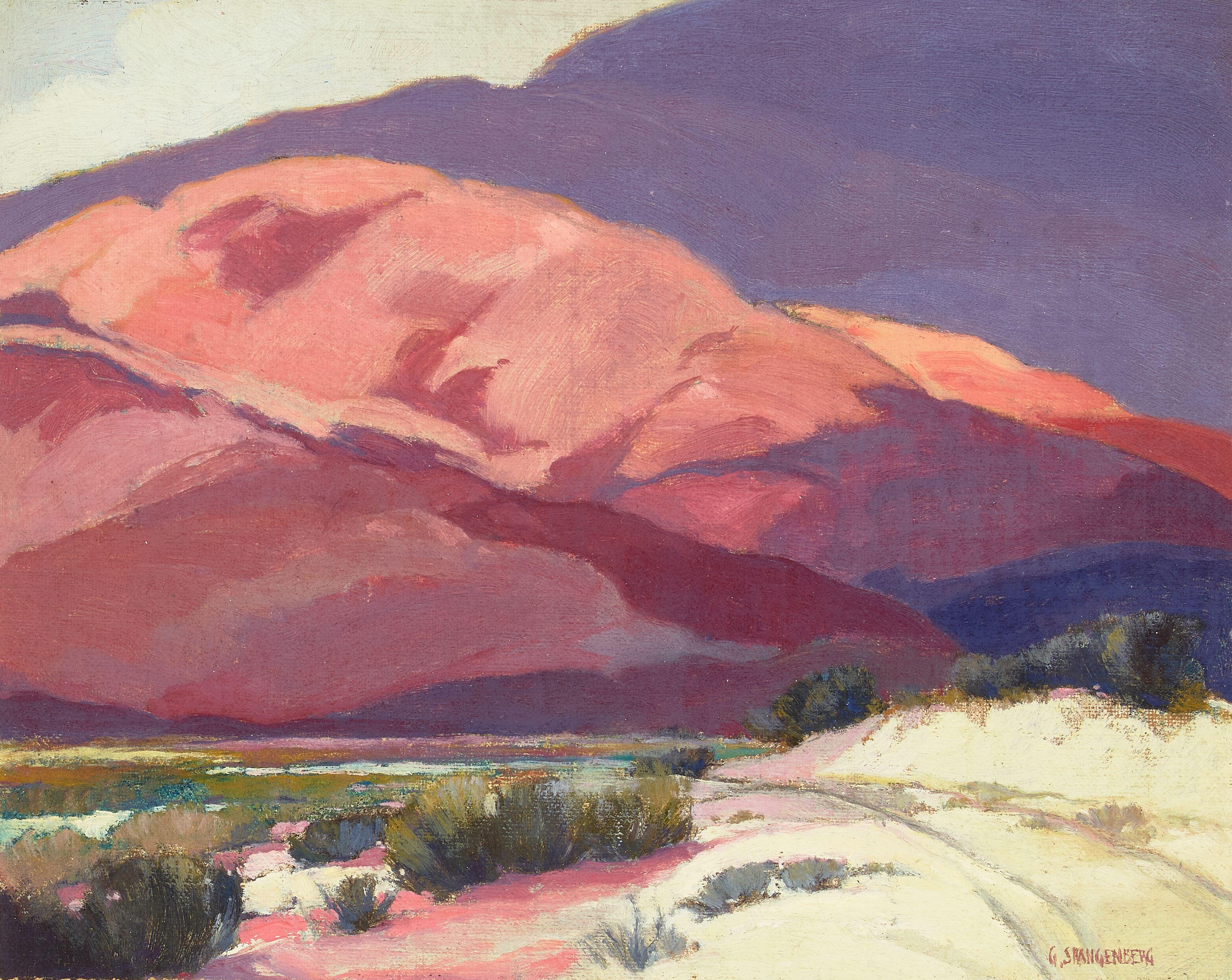 George Spangenberg - Bend in the Road 8 x 10 in. unframed