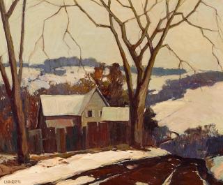 George Spangenberg - Early Snowfall, Cuyamaca, Calif.