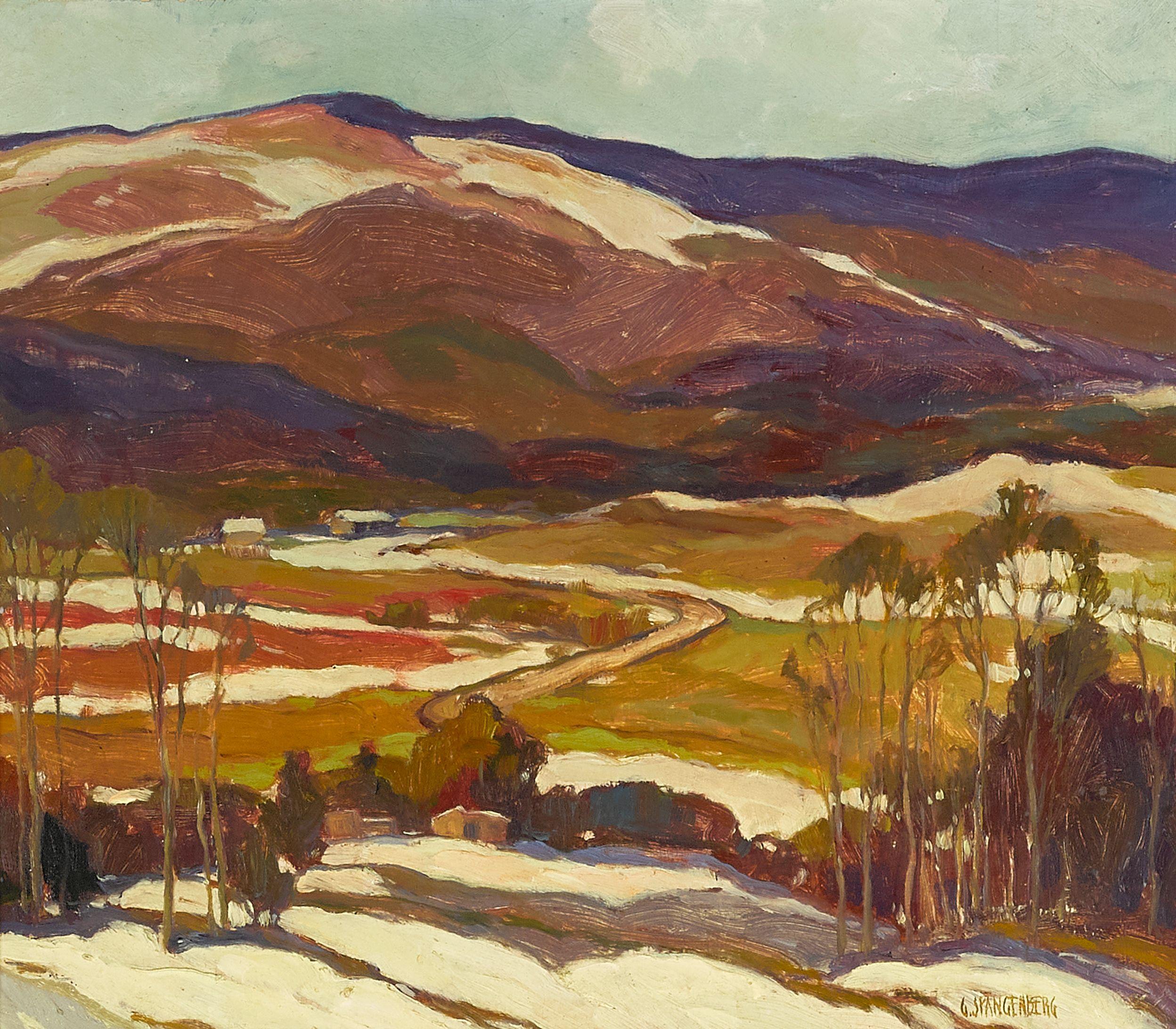 George Spangenberg - Snow in the Valley, Descanso