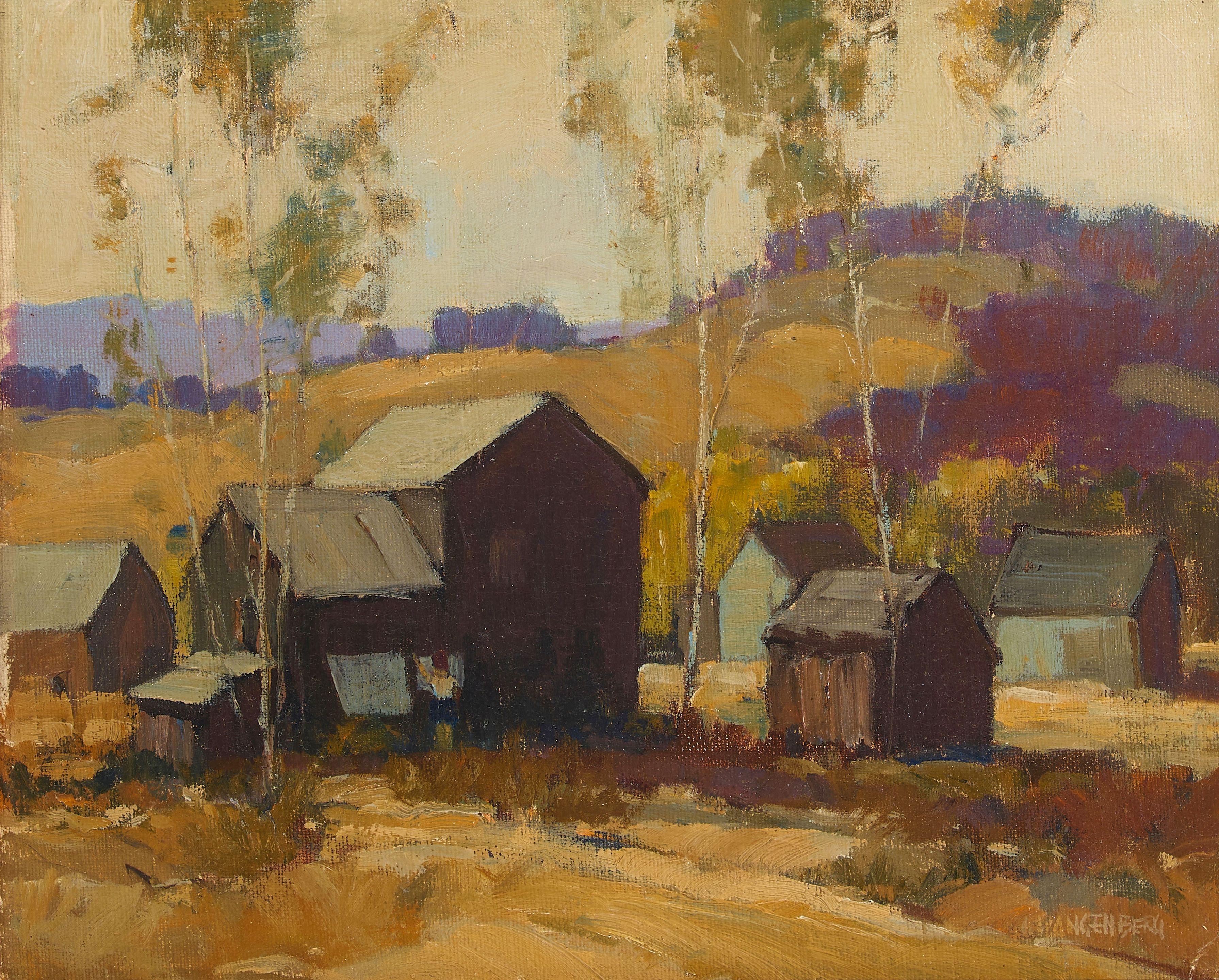 George Spangenberg - Summertime (Hanging the Laundry)