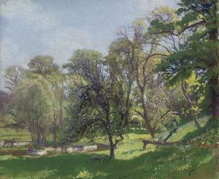 George Spencer Watson, R.A., R.W.S., R.O.I. - Early Spring, Dunshay