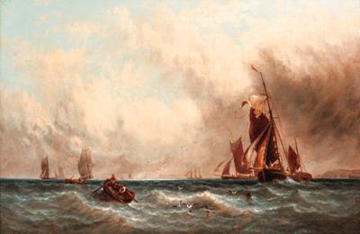 George Stainton - Merchant sail off Whitby