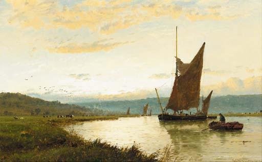 George Stanfield Walters, R.B.A. - On the Medway, near Rochester