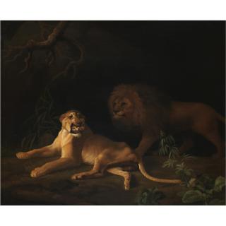 George Stubbs A.R.A. - A Lion And A Lioness