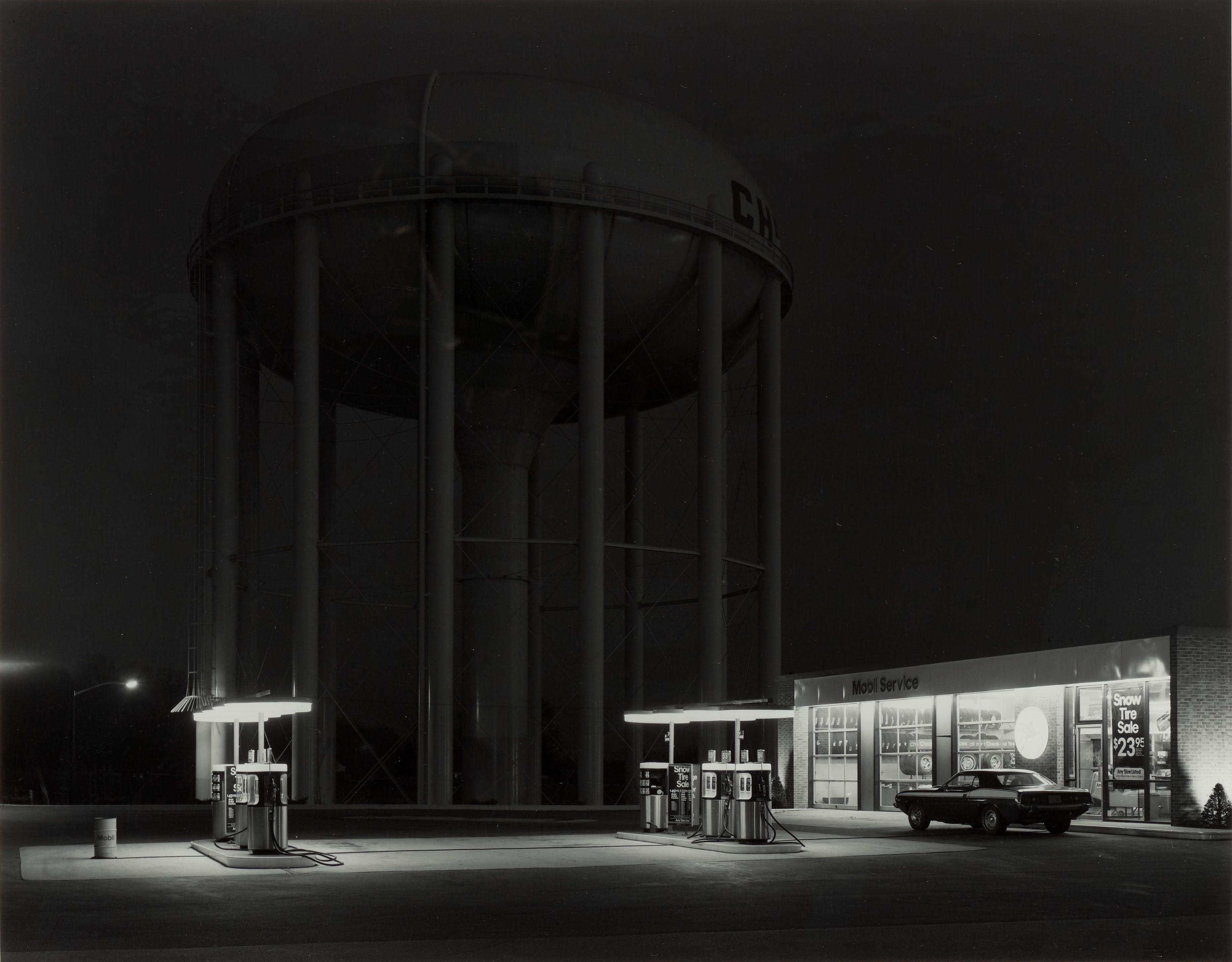 George Tice - \'Petit\'s Mobil Station, Cherry Hill, N.J.\'