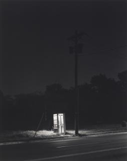 George Tice - Phone Booth, 3 A.M., Rahway, New Jersey, 1974