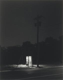 George Tice - Telephone Booth, 3 a.m., Rahway, N.J., 1974