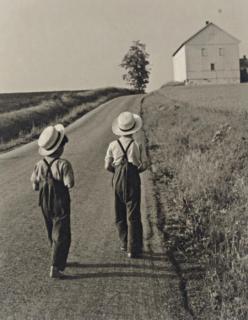 George Tice - Two Amish Boys, Lancaster, Pennsylvania, 1962