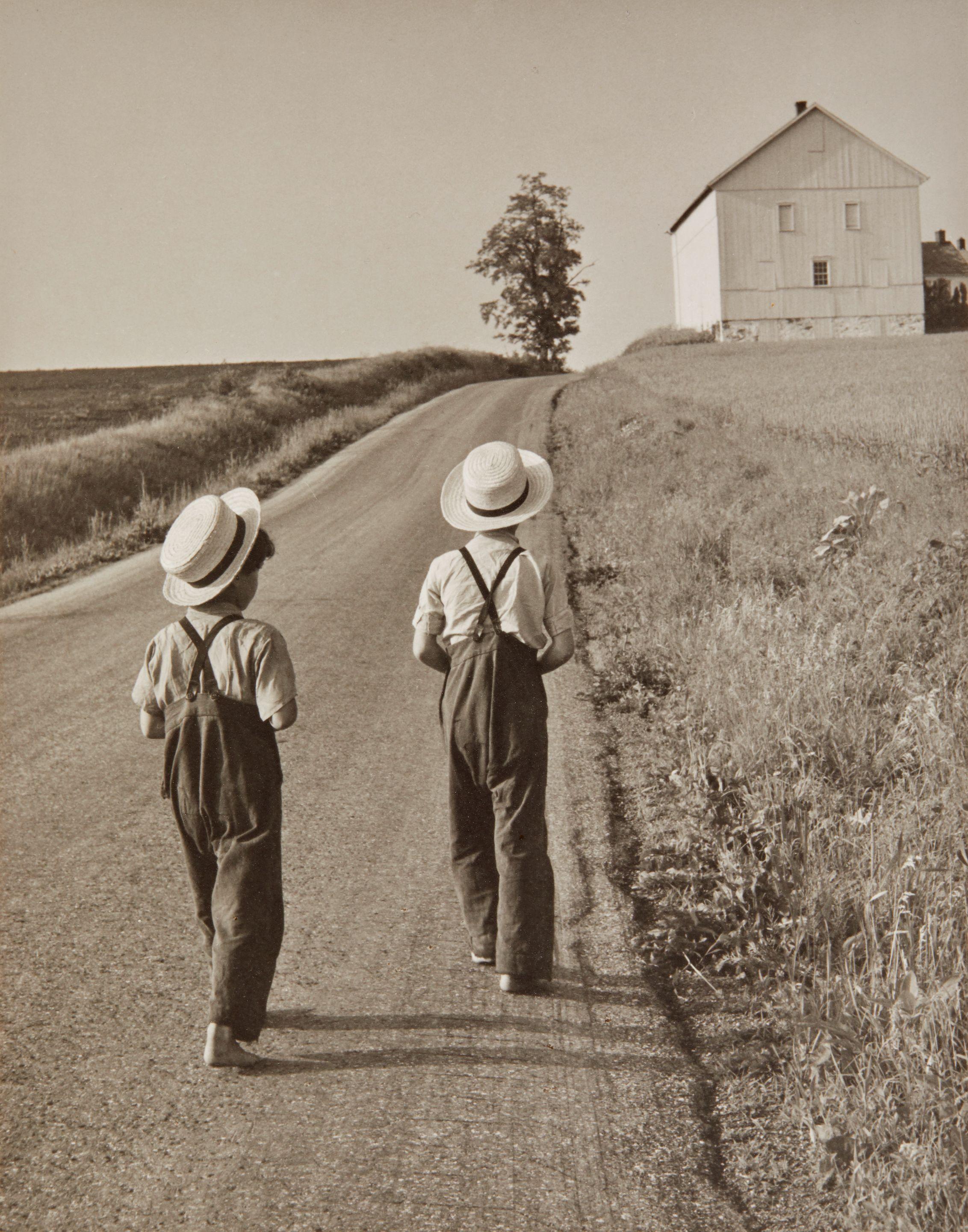 George Tice - Two Amish Boys, Lancaster, Pennsylvania