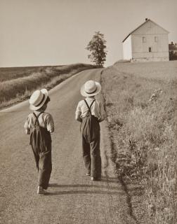 George Tice - Two Amish Boys, Lancaster, Pennsylvania