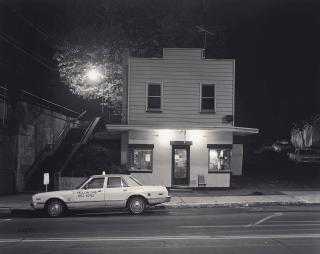 George Tice - Yellow Cab, Wood Avenue, Linden, New Jersey, 1983