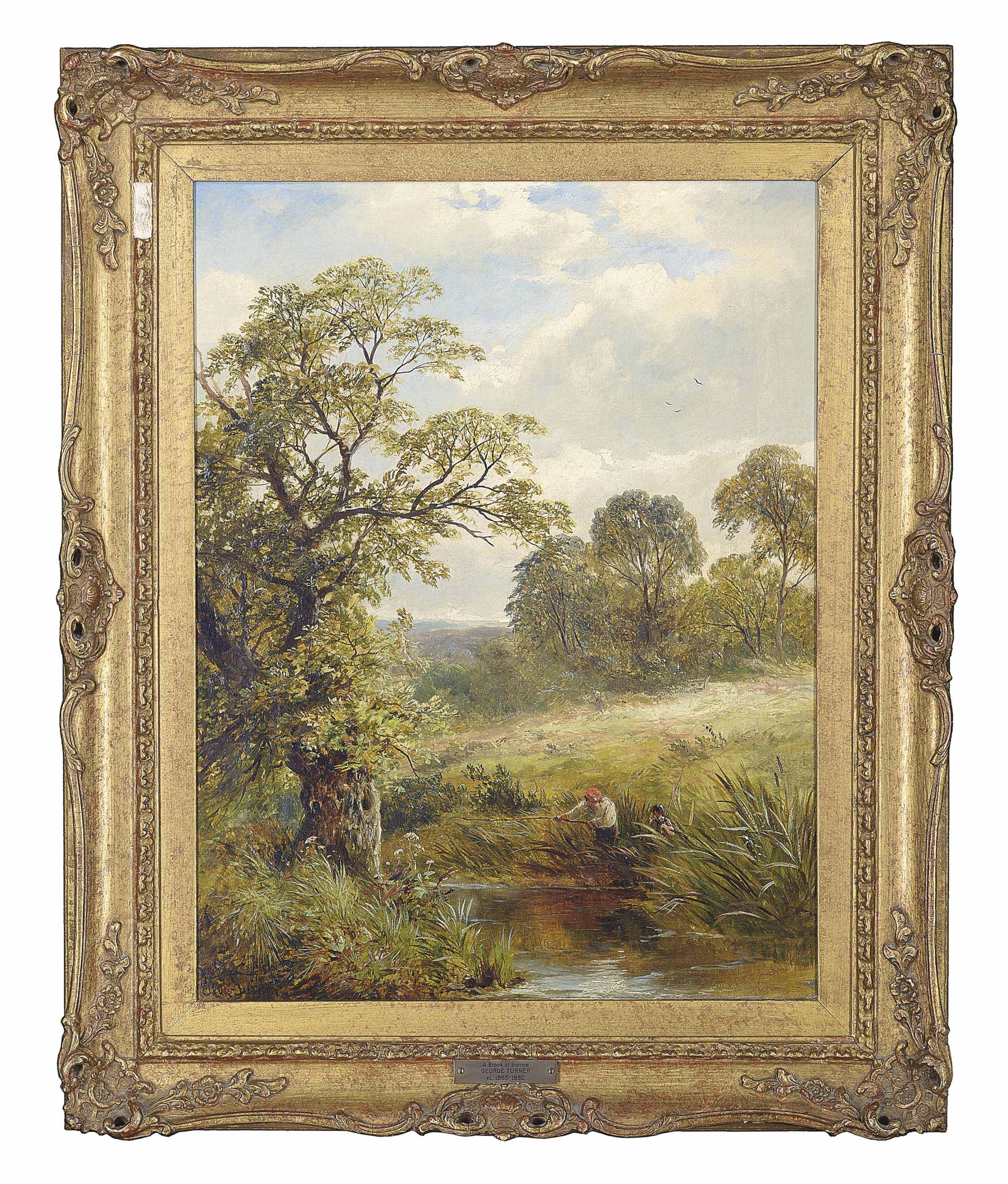 George Turner - A Brook At Barrow