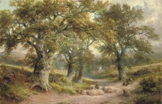 George Turner - A Lane Near Windley, Derbyshire