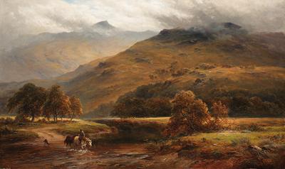 George Turner - A Scotch Ford, Ben Voirlich in the Distance