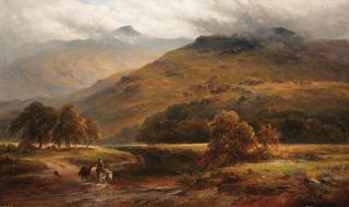 George Turner - A Scotch Ford, Ben Voirlich in the Distance