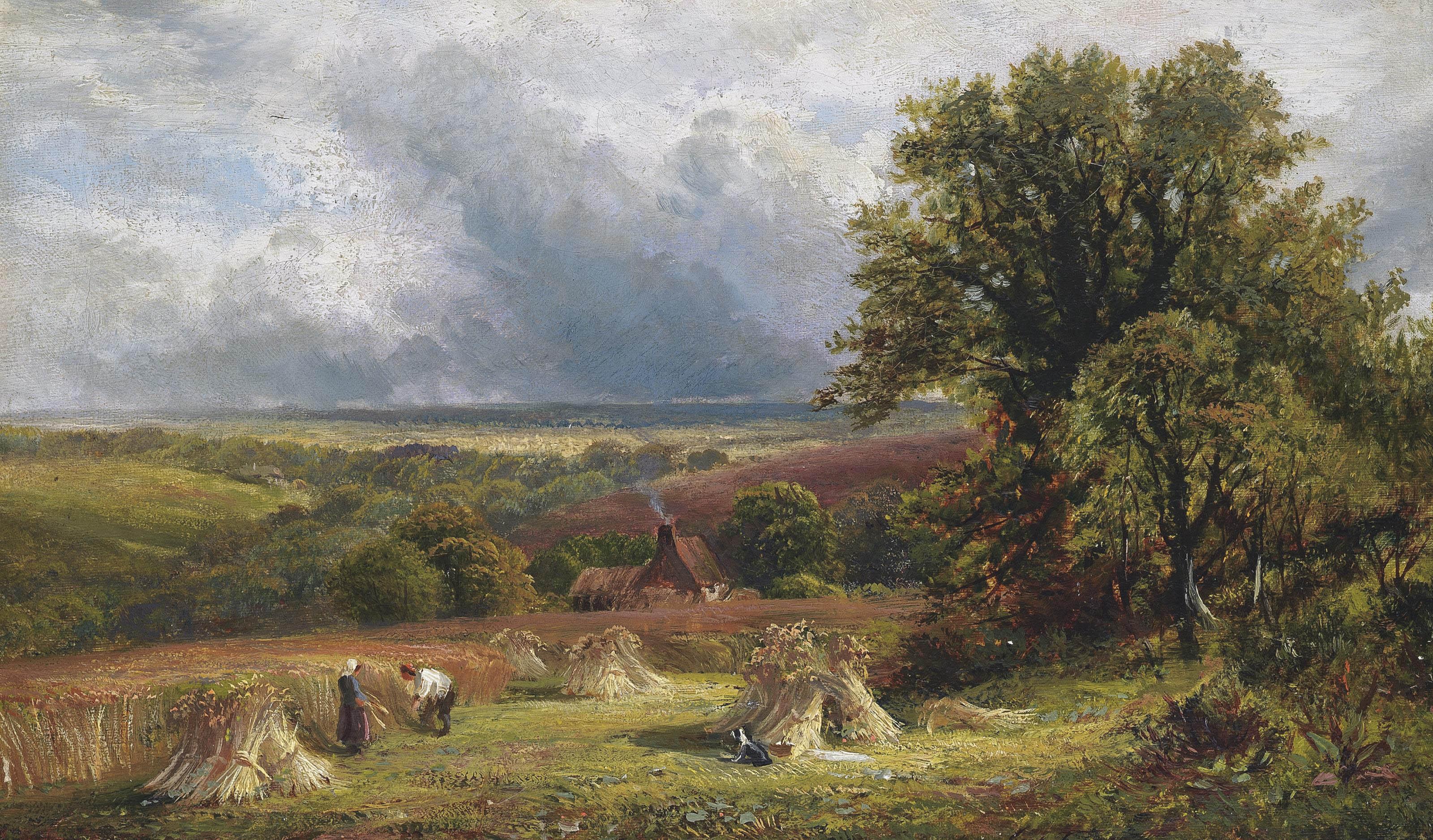 George Turner - A Surrey cornfield