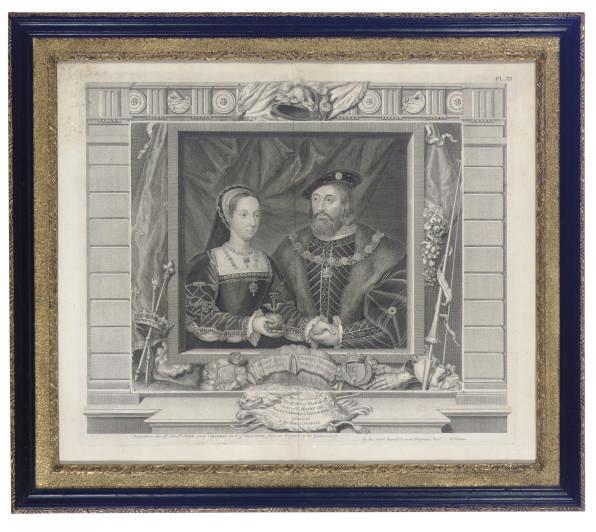 George Vertue - [Royal Portraits]: Four Plates