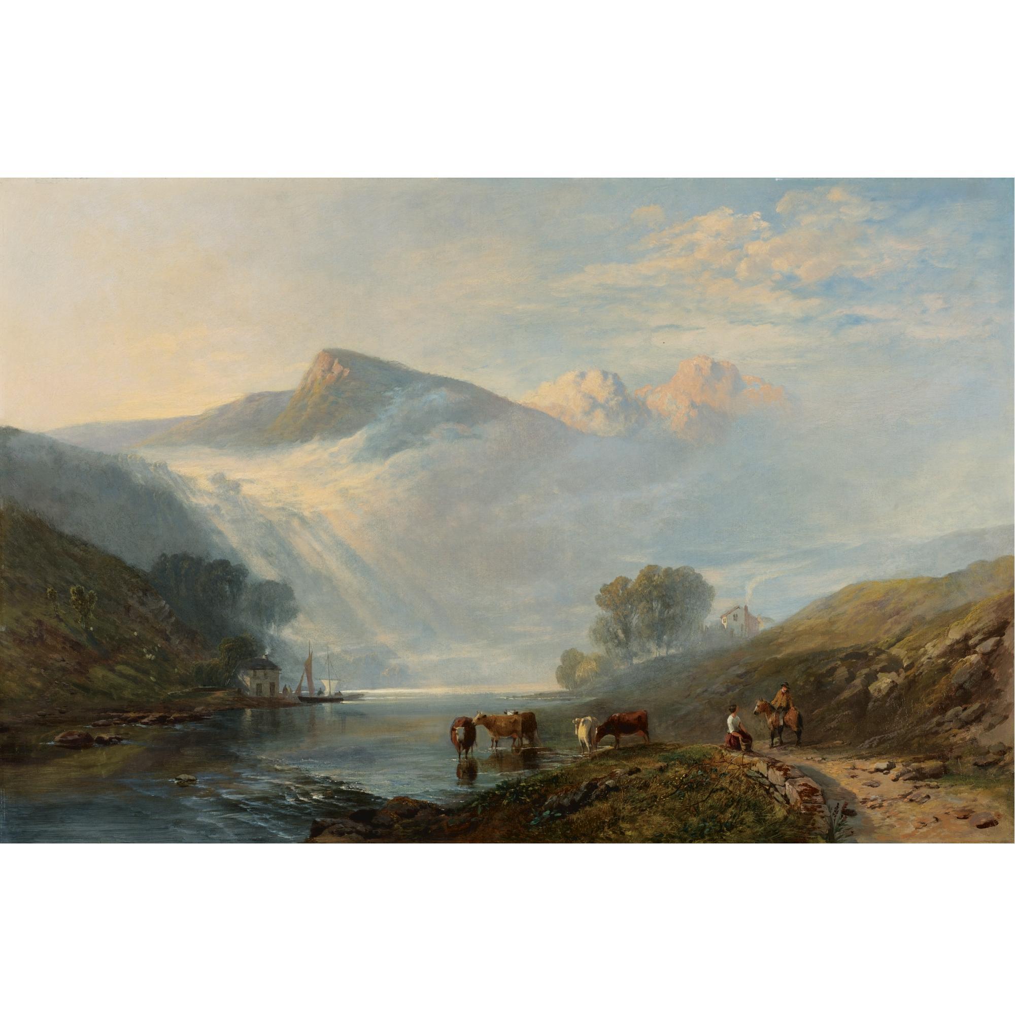 George Vicat Cole, R.A. - Early Morning On The Wye