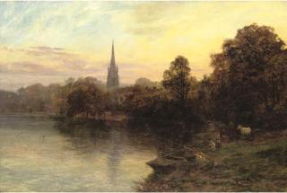 George Vicat Cole, R.A. - Great Marlow