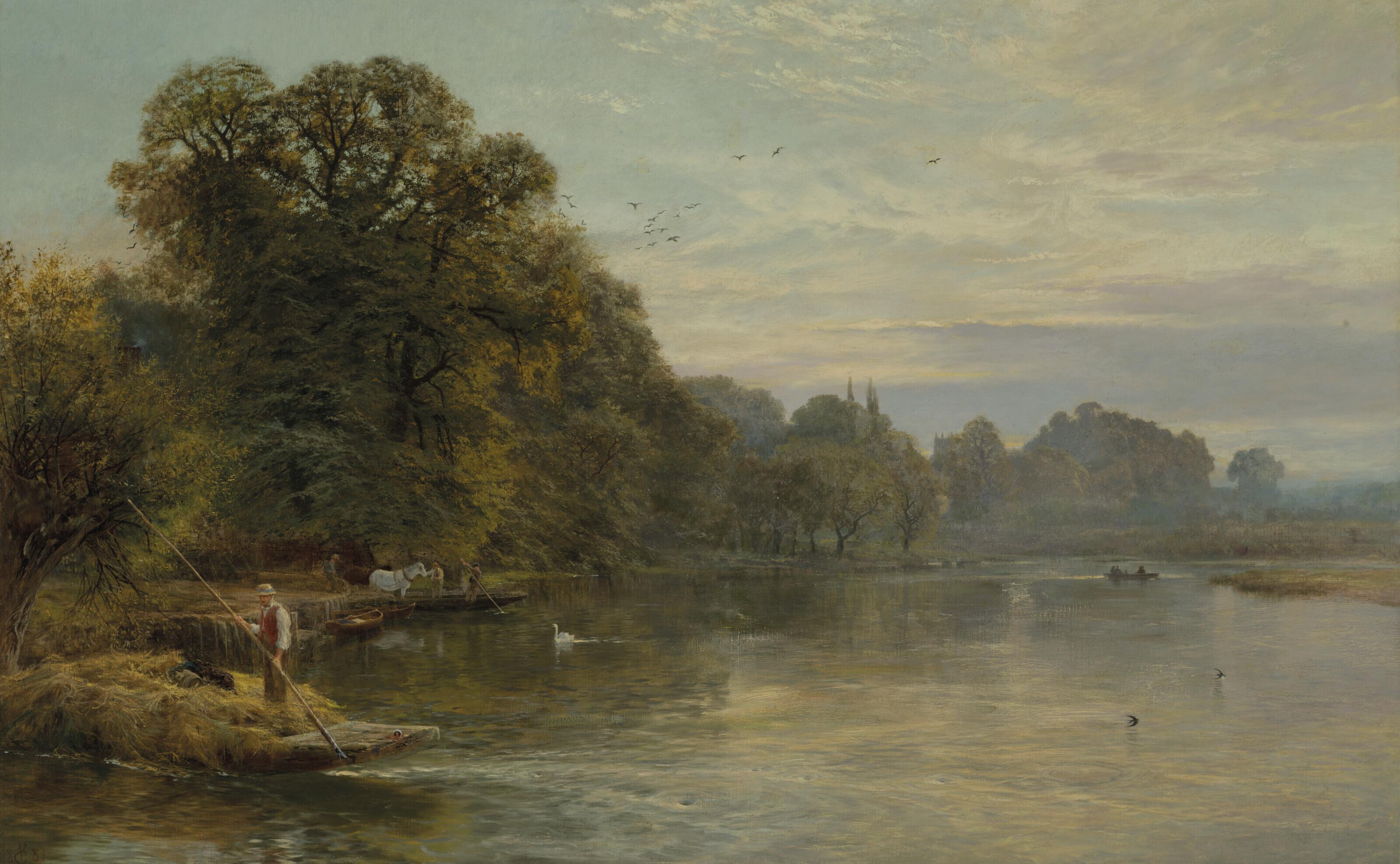 George Vicat Cole, R.A. - Wargrave