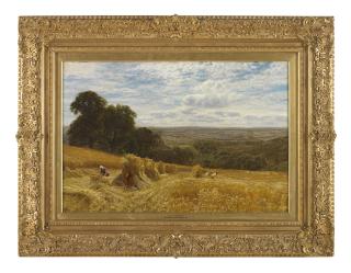 George Vicat Cole, RA - A cornfield