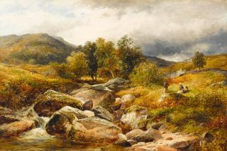 George Vicat Cole, RA - Summertime in North Wales