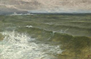 George Vicat Cole - Lannacombe Bay, Start Point in the distance