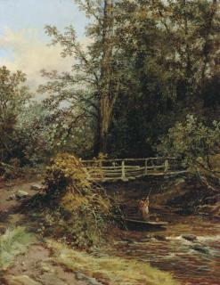 George Vicat Cole - The Boat Ride