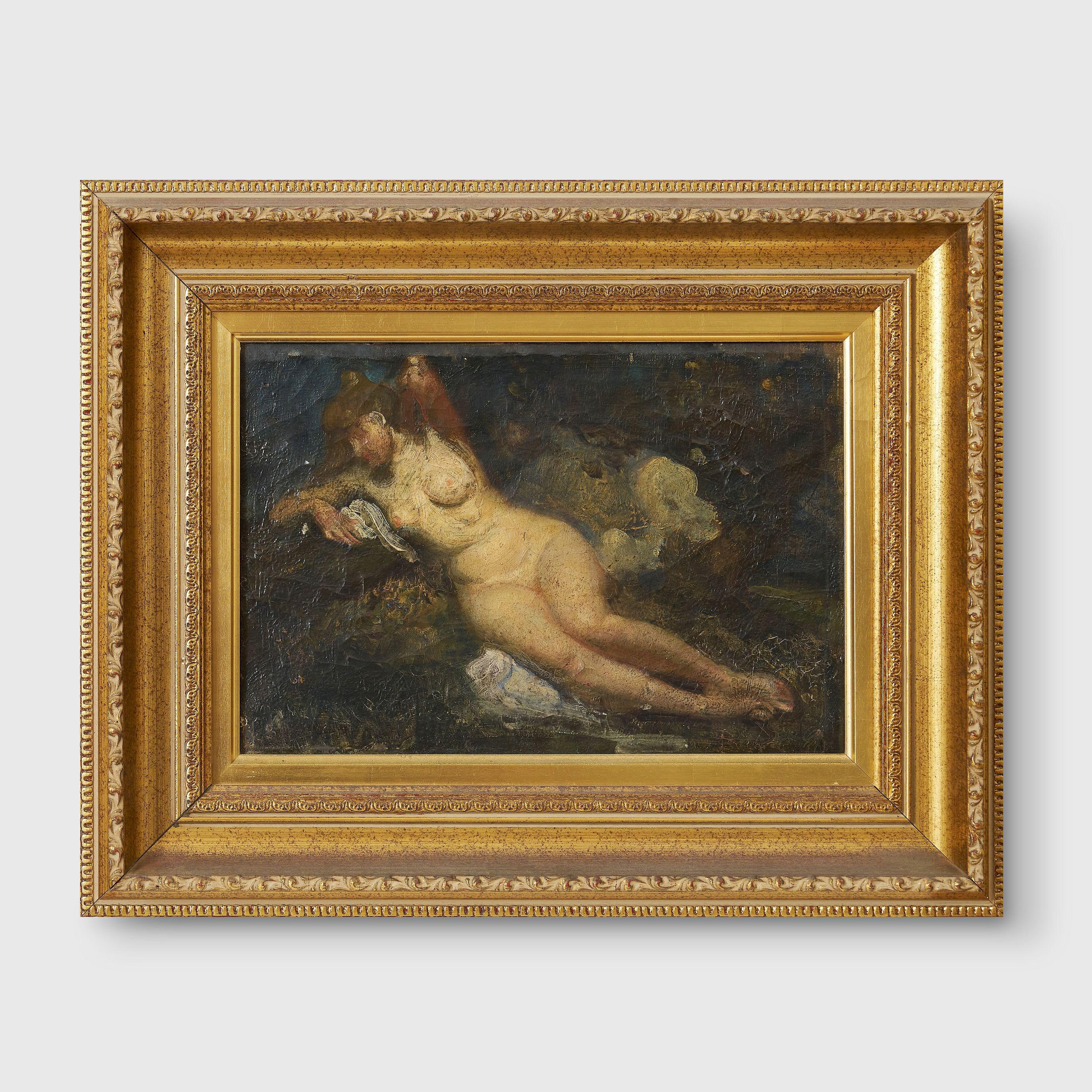 George Washington Lambert - Nude Figure and Landscape, 1907