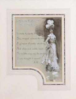 George Washington Lambert - She trips across the Street