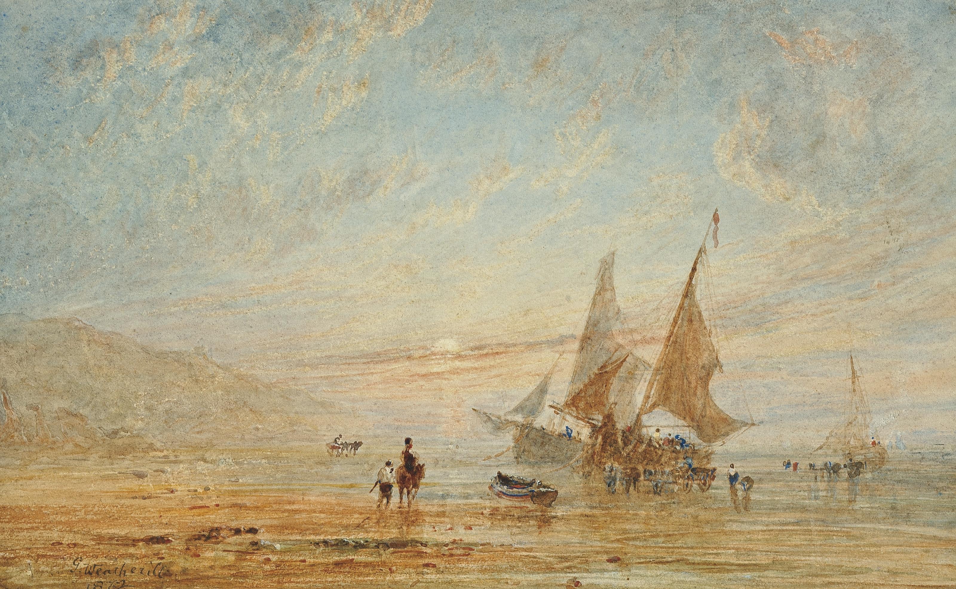 George Weatherill - Robin Hood\'s Bay, near Whitby