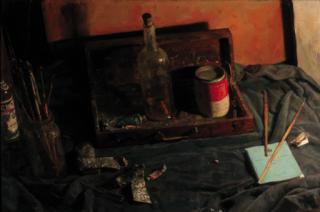 George Weissbort - Still Life with Artist\'s Materials