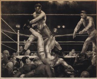 George Weley Bellows - Dempsey and Firpo (Mason 181)