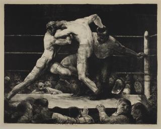 George Wesley Bellows - A Stag At Sharkey\'S (Mason 46)