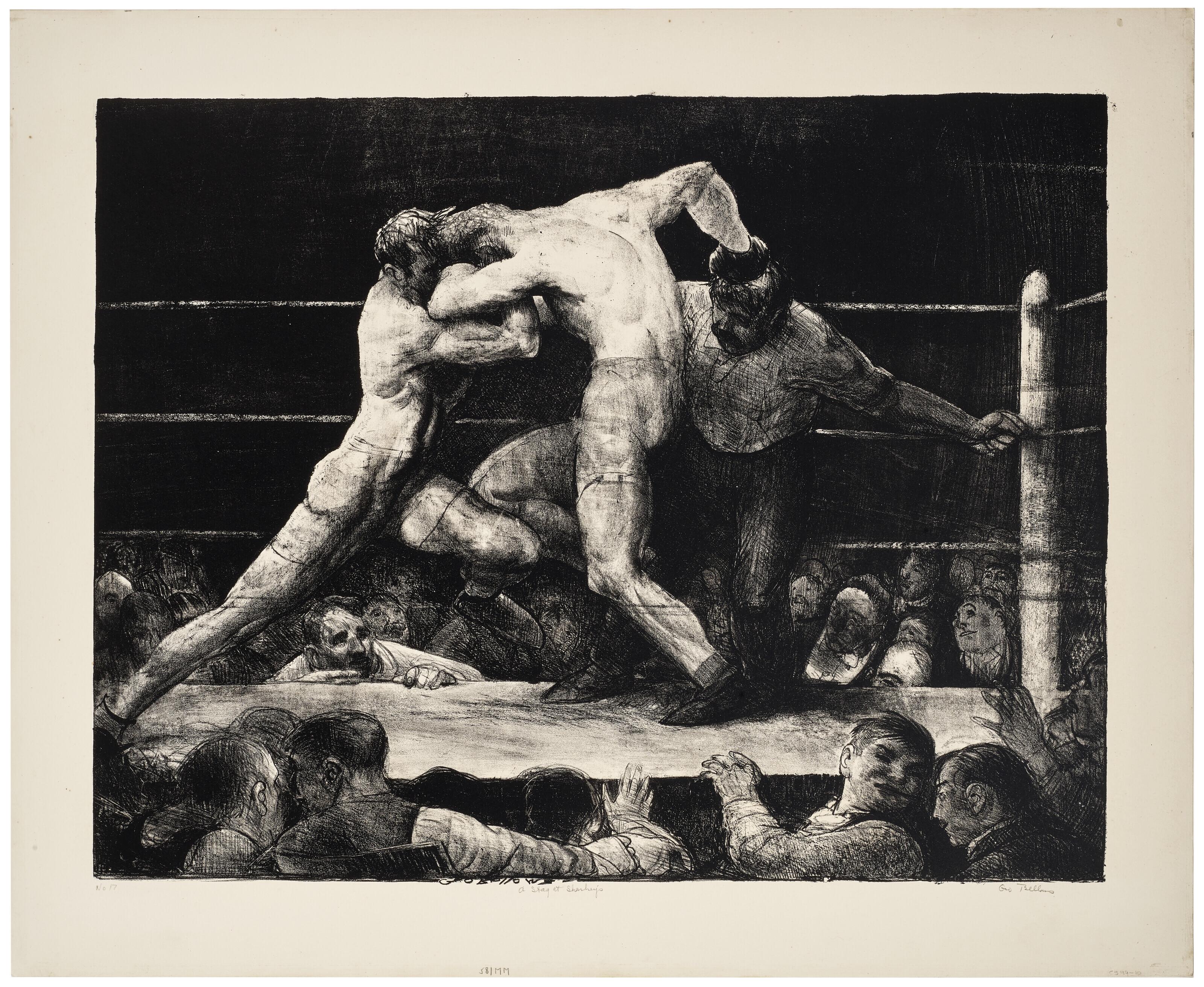 George Wesley Bellows - A Stag at Sharkey\'s