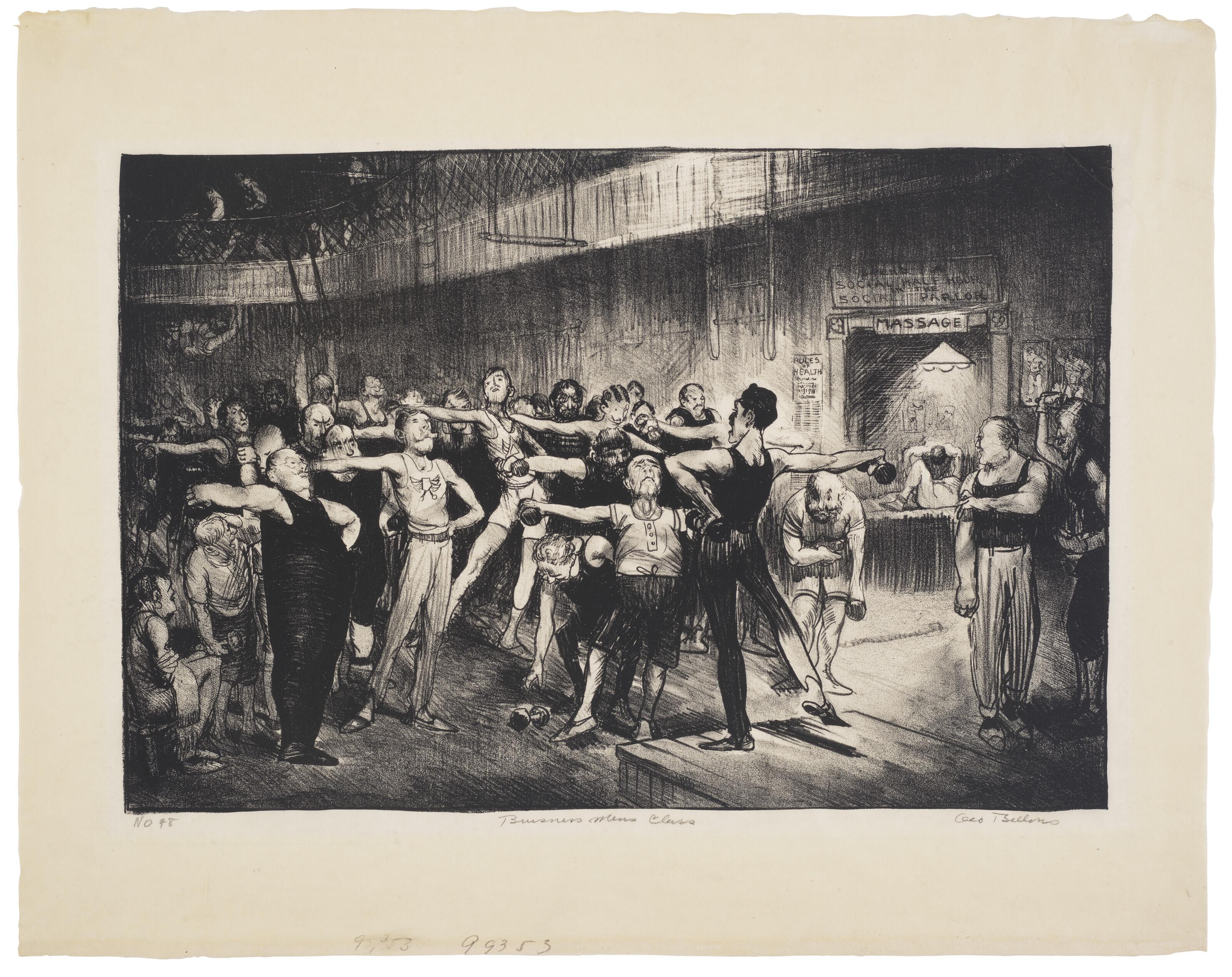 George Wesley Bellows - Business-Men\'s Class