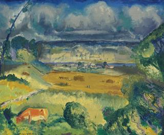 George Wesley Bellows - Clouds And Meadow